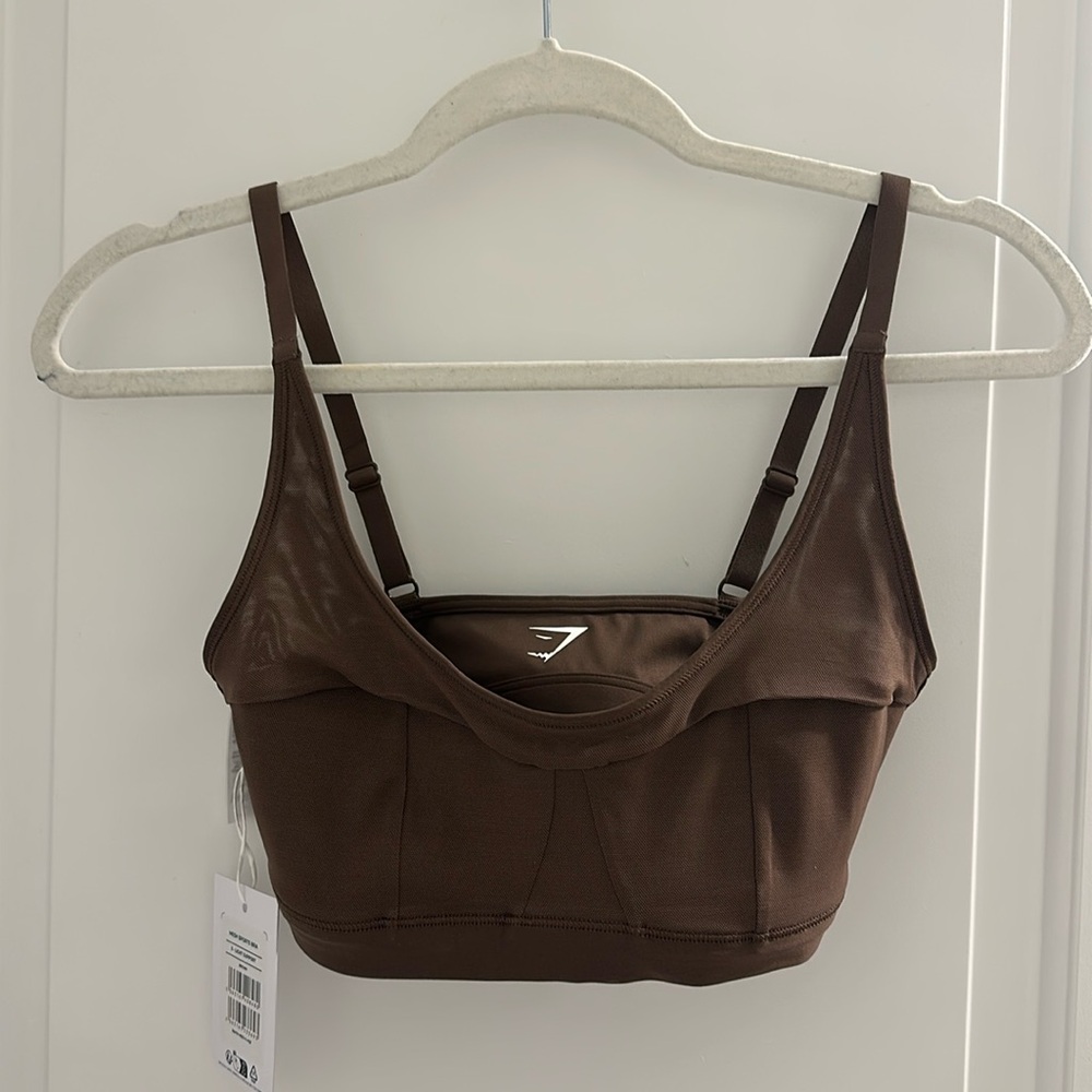 Gym shark mesh sports bra in size small